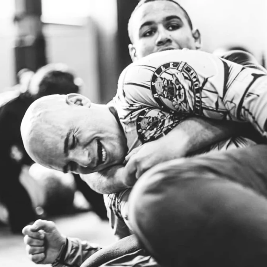Entraînement de Grappling au Fushan, à Vanves