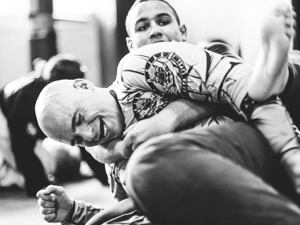 Entraînement de Grappling au Fushan, à Vanves